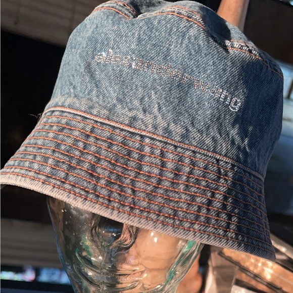 •Alexander Wang Crystal Bucket Hat
